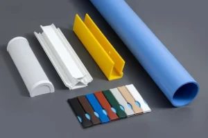 Two-color plastic profiles